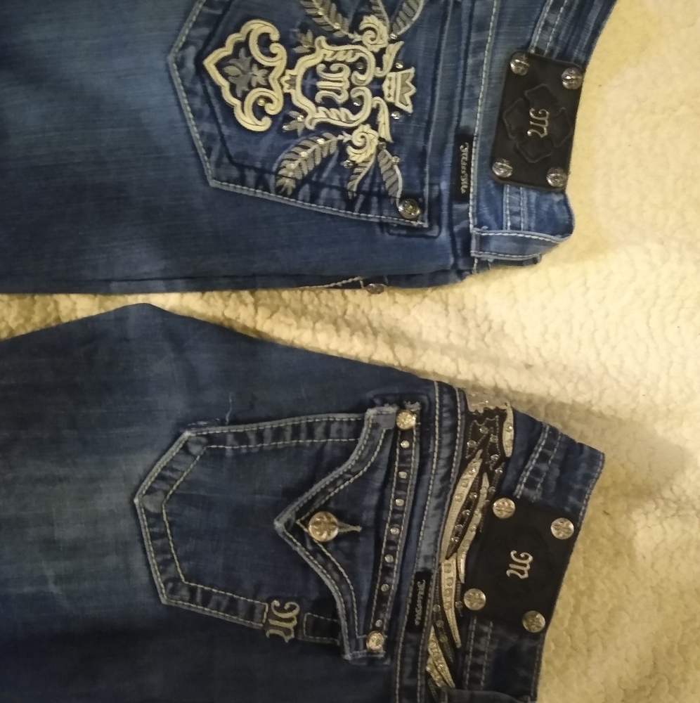Miss me jeans sizes 14 in girls...25, 26, 27 in w